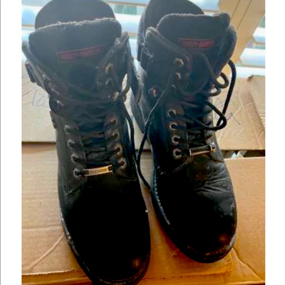Harley Davidson motorcycle boots EUC